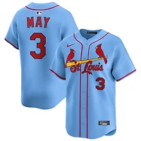 Dustin May Men's Nike Light Blue St. Louis Cardinals Alternate Limited Custom Jersey