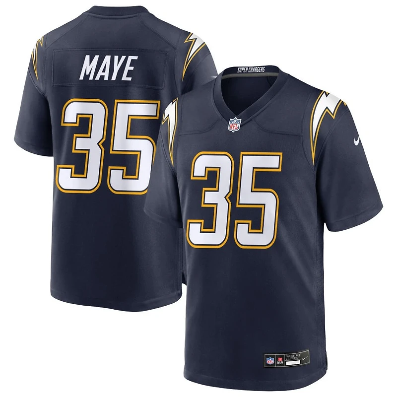 Marcus Maye Men's Nike Navy Los Angeles Chargers Alternate Super Chargers Game Custom Jersey
