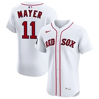 Marcelo Mayer Men's Nike White Boston Red Sox Home Elite Sponsor Patch Custom Jersey