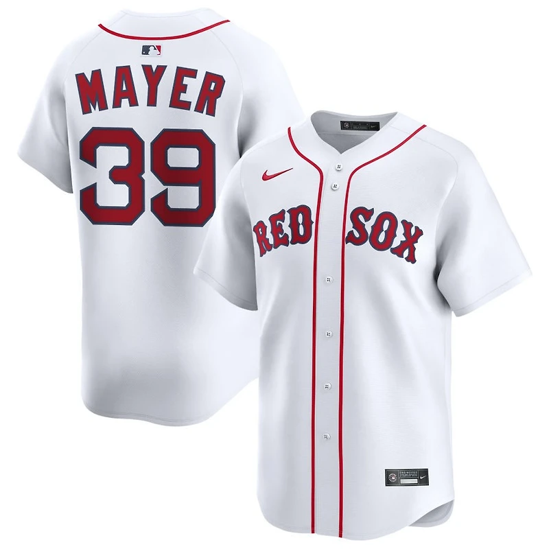 Marcelo Mayer Men's Nike White Boston Red Sox Home Limited Custom Jersey