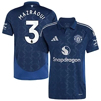 Noussair Mazraoui Men's adidas  Navy Manchester United 2024/25 Away Replica Custom Jersey