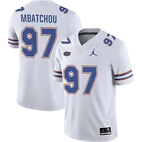 Joseph Mbatchou Men's Jordan Brand White Florida Gators Pick-A-Player NIL Replica Football Jersey