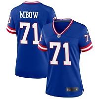 Marcus Mbow Women's Nike Royal New York Giants Classic Custom Game Jersey