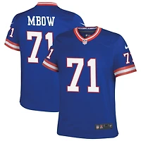 Marcus Mbow Youth Nike Royal New York Giants Classic Custom Game Jersey