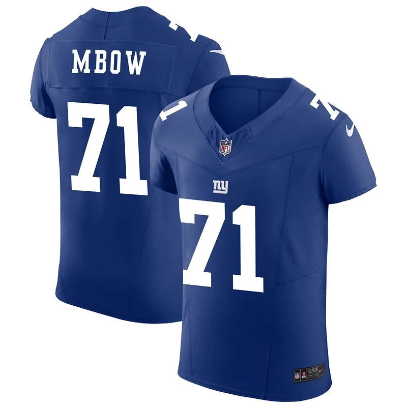 Marcus Mbow Men's Nike Royal New York Giants Vapor F.U.S.E. Elite Custom Jersey