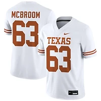 Patrick McBroom Men's Nike White Texas Longhorns NIL Pick-A-Player Game Jersey