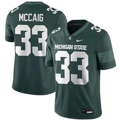 Jaxon McCaig Men's Nike Green Michigan State Spartans NIL Pick-A-Player Game Jersey