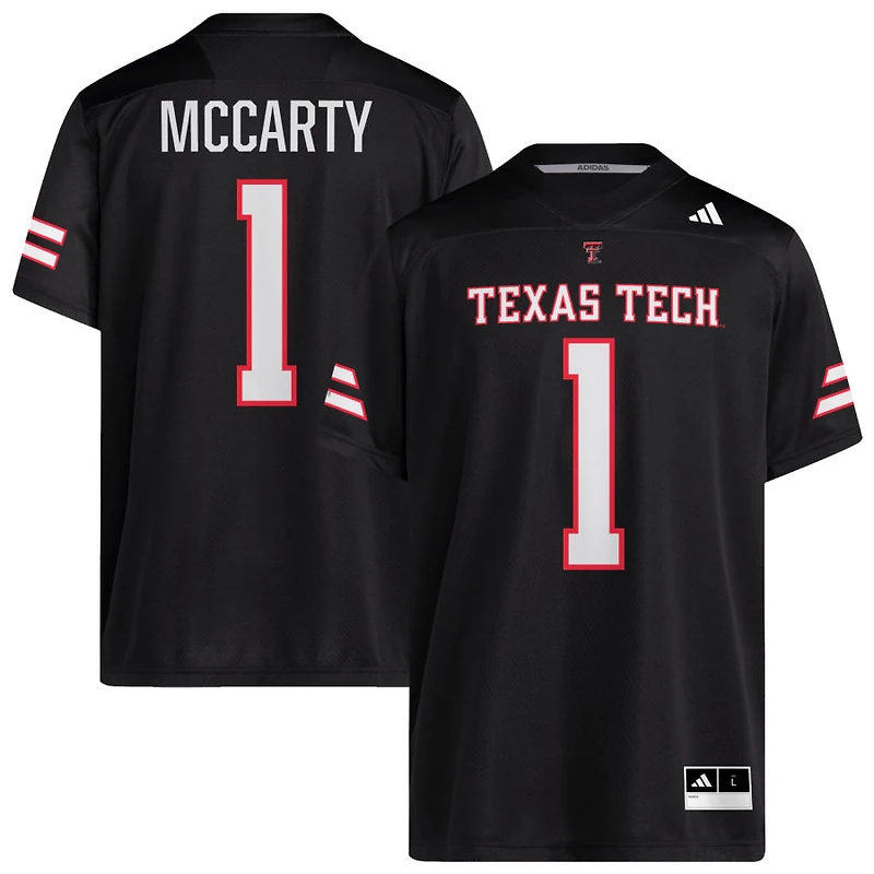 AJ McCarty Men's adidas  Black Texas Tech Red Raiders Alternate Pick-A-Player NIL Replica Football Jersey