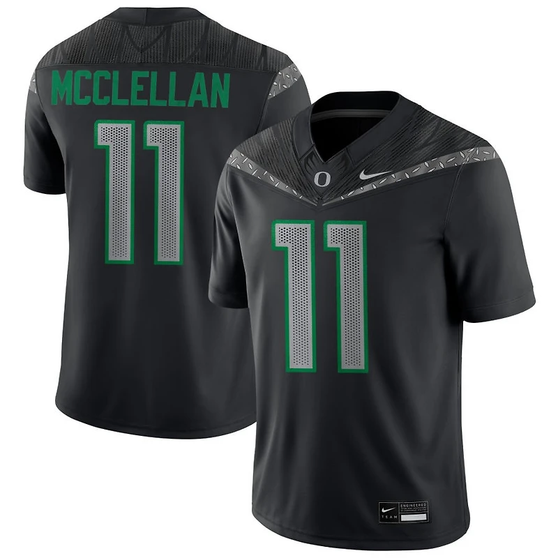 Jeremiah McClellan Men's Nike Black Oregon Ducks NIL Pick-A-Player Game Jersey