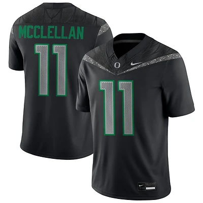 Jeremiah McClellan Men's Nike Black Oregon Ducks NIL Pick-A-Player Game Jersey