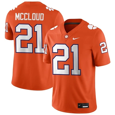 Kobe McCloud Men's Nike Orange Clemson Tigers NIL Pick-A-Player Game Jersey