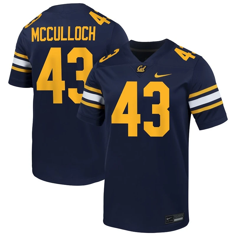 Ryan McCulloch Men's Nike Navy Cal Bears NIL Pick-A-Player Football Game Jersey