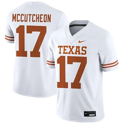 Daylan McCutcheon Men's Nike White Texas Longhorns NIL Pick-A-Player Game Jersey