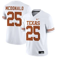 Jelani McDonald Men's Nike White Texas Longhorns NIL Pick-A-Player Game Jersey