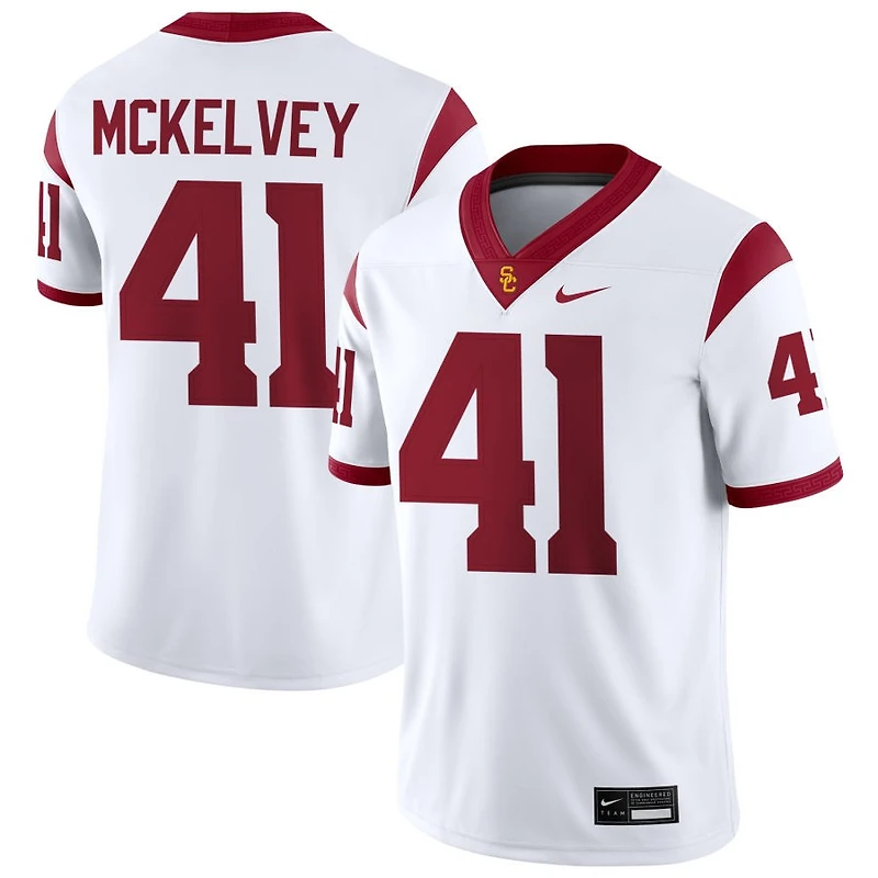 Cian McKelvey Men's Nike Cardinal USC Trojans NIL Pick-A-Player Game Jersey