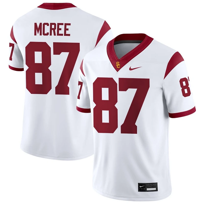 Lake McRee Men's Nike Cardinal USC Trojans NIL Pick-A-Player Game Jersey
