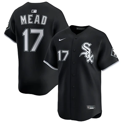 Curtis Mead Men's Nike Black Chicago White Sox Alternate Limited Custom Jersey