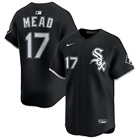 Curtis Mead Men's Nike Black Chicago White Sox Alternate Limited Custom Jersey