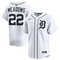 Parker Meadows Men's Nike White Detroit Tigers Home Limited Custom Jersey