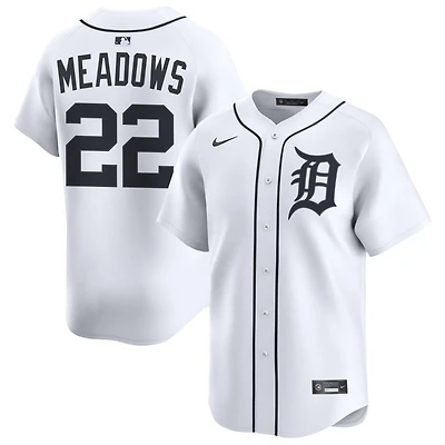 Parker Meadows Men's Nike White Detroit Tigers Home Limited Custom Jersey