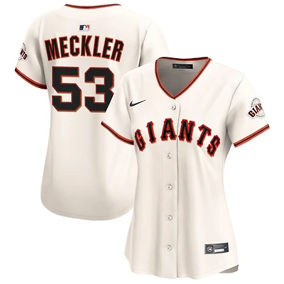 Wade Meckler Women's Nike  Cream San Francisco Giants Home Limited Custom Jersey