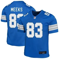 Jackson Meeks Youth Nike Blue Detroit Lions Custom Game Jersey
