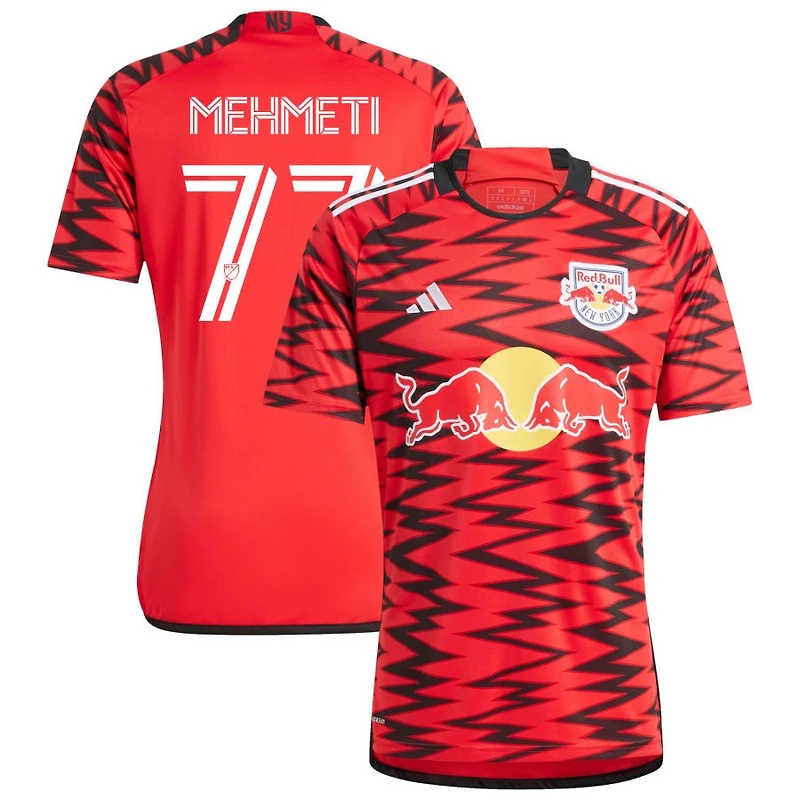 Adri Mehmeti Men's adidas  Red New York Red Bulls 2024 Legacy Replica Custom Jersey