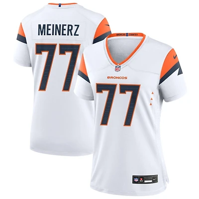 Quinn Meinerz Women's Nike  White Denver Broncos Mile High Collection Custom Game Jersey