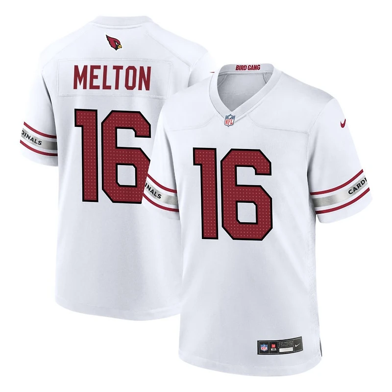 Max Melton Men's Nike White Arizona Cardinals Custom Game Jersey