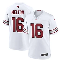 Max Melton Men's Nike White Arizona Cardinals Custom Game Jersey