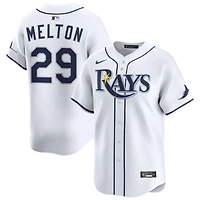 Jacob Melton Men's Nike White Tampa Bay Rays Home Limited Custom Jersey