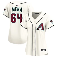 Cristian Mena Women's Nike  Cream Arizona Diamondbacks Home Limited Custom Jersey