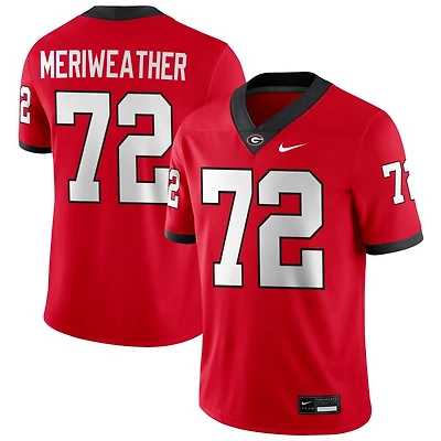 Jamal Meriweather Men's Nike Red Georgia Bulldogs NIL Pick-A-Player Game Jersey