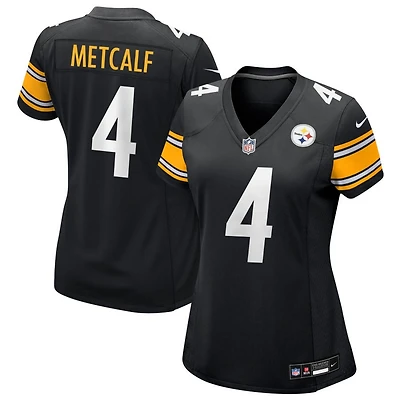 DK Metcalf Women's Nike Black Pittsburgh Steelers Custom Game Jersey
