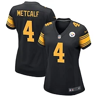 DK Metcalf Women's Nike  Black Pittsburgh Steelers Alternate Custom Game Jersey