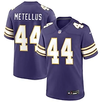 Joshua Metellus Men's Nike Purple Minnesota Vikings Classic Custom Game Jersey