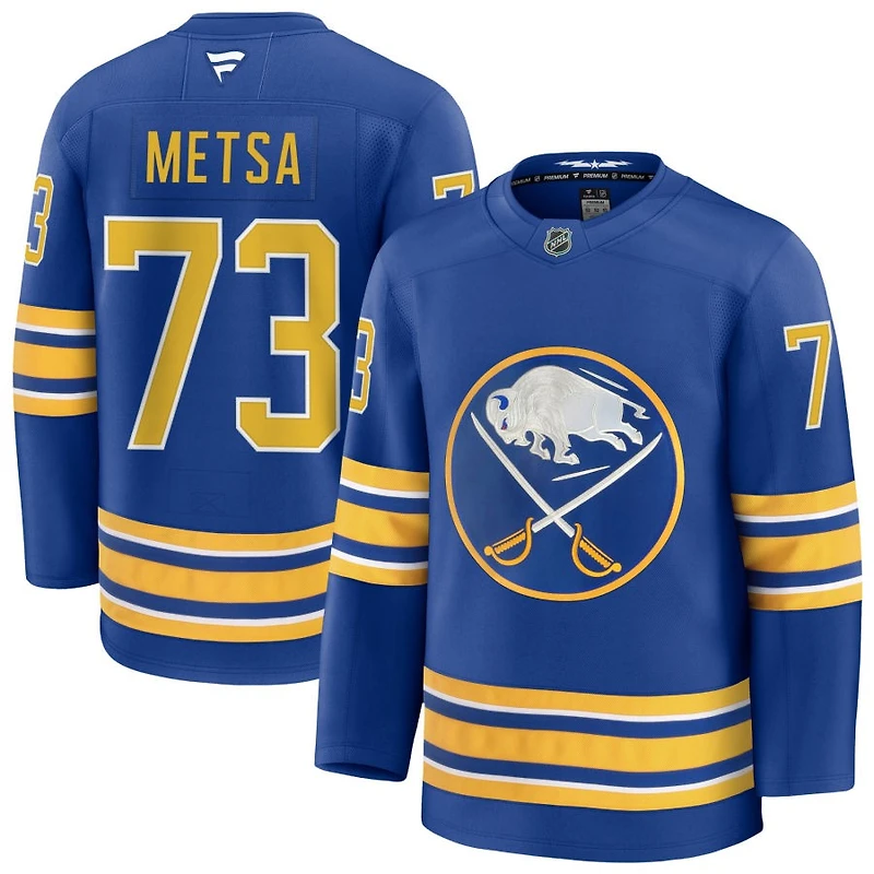 Zach Metsa Men's Fanatics Royal Buffalo Sabres Home Premium Custom Jersey
