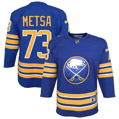 Zach Metsa Youth Royal Buffalo Sabres Home Custom Premier Jersey