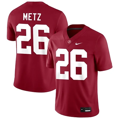 Luke Metz Men's Nike Crimson Alabama Crimson Tide NIL Pick-A-Player Football Replica Jersey