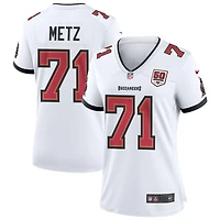 Lorenz Metz Women's Nike White Tampa Bay Buccaneers 50th Season Custom Game Jersey