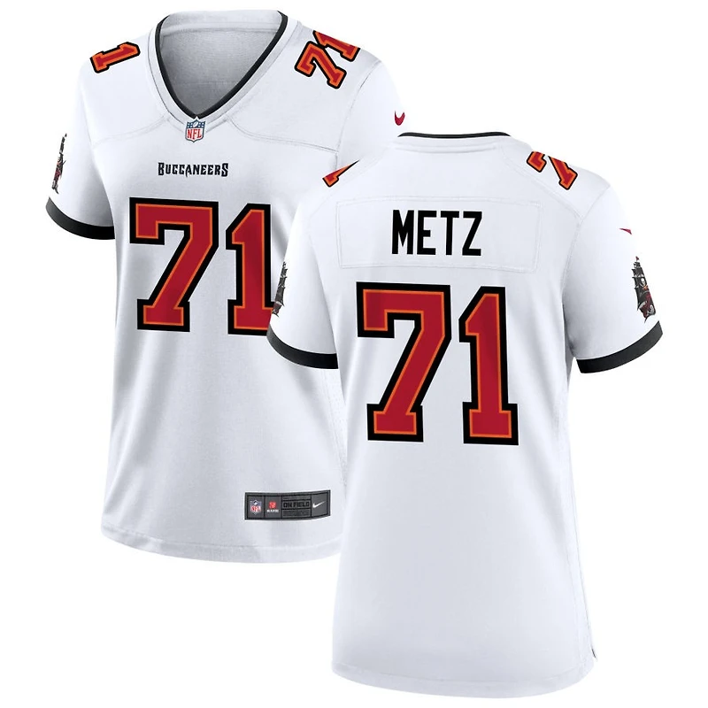 Lorenz Metz Women's Nike Tampa Bay Buccaneers White Custom Game Jersey
