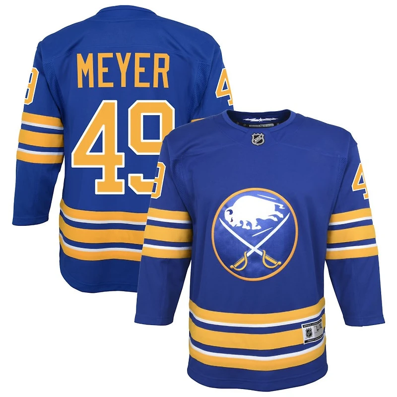 Carson Meyer Youth Royal Buffalo Sabres Home Custom Premier Jersey