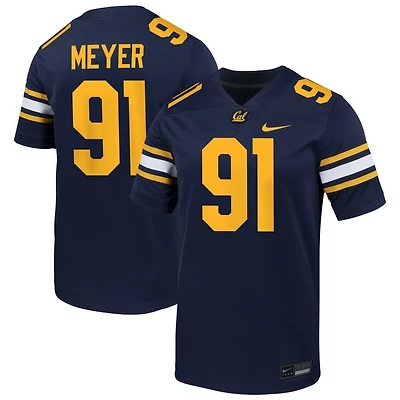 Chase Meyer Men's Nike Navy Cal Bears NIL Pick-A-Player Football Game Jersey