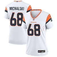 Joe Michalski Women's Nike  White Denver Broncos Mile High Collection Custom Game Jersey