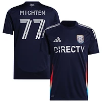 Alex Mighten Men's adidas  Navy San Diego FC 2025 State of Flow Replica Custom Jersey