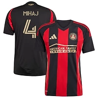 Enea Mihaj Men's adidas  Black Atlanta United FC 2025 The Connector Replica Custom Jersey