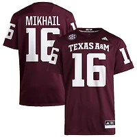 Noah Mikhail Men's adidas  Maroon Texas A&M Aggies NIL Pick-A-Player Home Premier Football Jersey