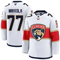 Niko Mikkola Men's Fanatics White Florida Panthers Away Premium Custom Jersey