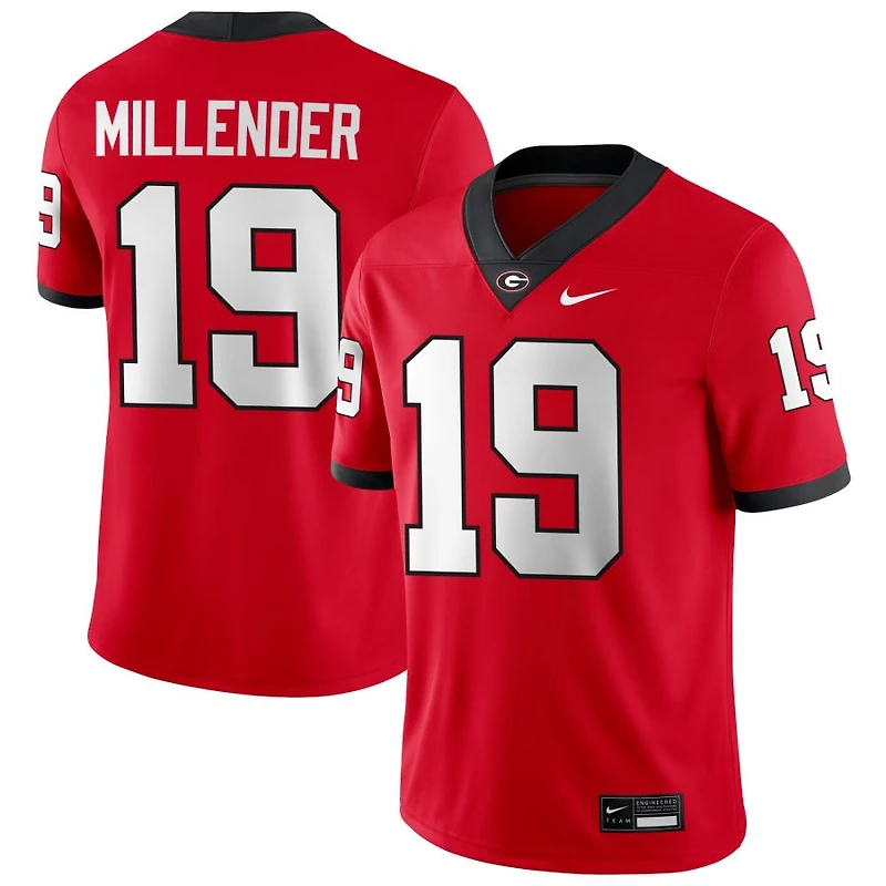 Hezekiah Millender Men's Nike Red Georgia Bulldogs NIL Pick-A-Player Game Jersey