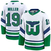 K'Andre Miller Men's Fanatics White Carolina Hurricanes Throwback Premium Custom Jersey